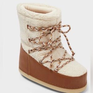 Women’s Zenita Boots with Memory Foam Insole – Universal Thread Cognac Size 8